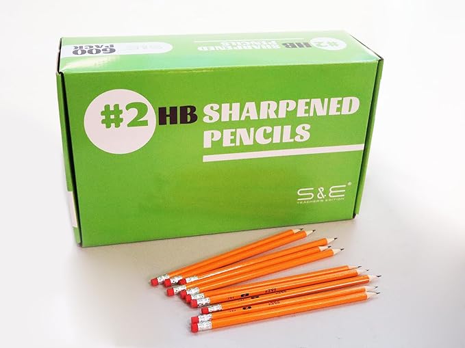 S & E TEACHER'S EDITION Woodcased #2 Pencils, Pre-sharpened, - Image 4