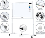 Large Dry-Erase Rolling Magnetic Whiteboard - Image 4
