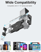 woleyi Kitchen Cabinet Tablet Mount, Easy-Install Under Cabinet Tablet Holder - Image 5