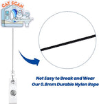 Cat Scan Funny Radiology Nurse Badge Reel, Cute Retractable ID Card Badge - Image 5