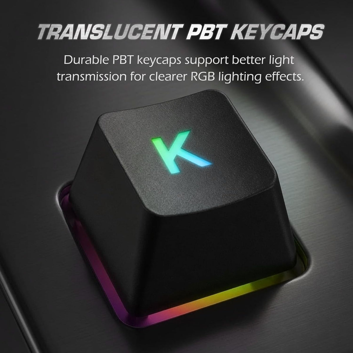 RK952 Wired Mechanical Gaming Keyboard, Full-Size 104 Keys, Aluminum Plate