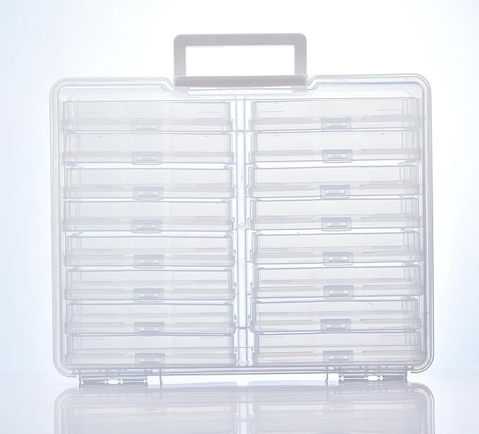 ALINK Photo Storage Box with Handle, Office Supplies - Image 9