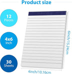 12 Pack Note Pads 4x6 Inch Small Lined Writing Memo Pads Refills Easy Tear no - Image 2