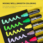 Arrtx Acrylic Jumbo Markers 10mm Broad Tips Acrylic Paint Pens - Image 2