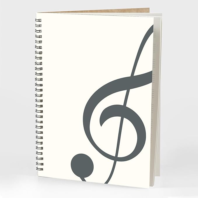 MAXCURY Blank Sheet Music Composition Manuscript Staff Paper Art Music Notebook - Image 6