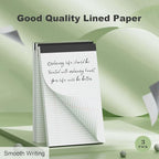 White Legal Pads 8.5 x 11 Narrow Ruled, 3 Pack Notepads College Ruled Pads of - Image 6