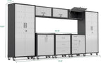 garage cabinet system | heavy duty steel all-in-one shown in use