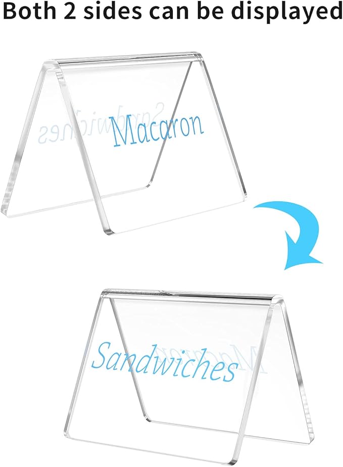AITEE Mini Tabletop Chalkboard Signs - Image 5