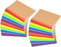 Zegrox A5 Blank Notebook Bulk, 48 pack Kraft Cover Blank Sketch Book Pad Travel by Zegrox