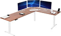 VIVO Electric Corner 84 x 63 inch L-Shaped Standing Desk, Memory Height by VIVO