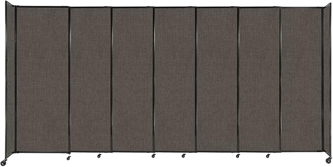 Versare Straightwall Sliding Portable Wall Partition | Freestanding Office by VERSARE