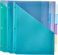 Amazon Basics Tab Dividers for 3 Ring Binder, Two Pocket, Letter Size by AmazonBasics
