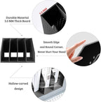 SAYEEC 1Pcs Collapsible Plastic Magazine File Holder Vertical Binder Storage - Image 4