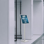 Golemas Sign Stand for Display, 11lbs Integrated Rod Heavy Duty Pedestal Floor - Image 2