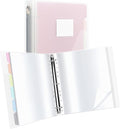 Uquelic 50-Pocket Clear Binder by Uquelic