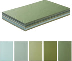 50 Sheets Colored Cardstock Paper 5 Colors, 250 GSM Heavy Card Stock by Topeen