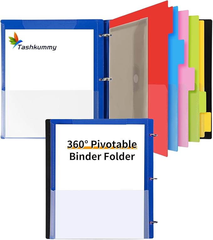 360 Pivotable Project Organizer, 3 Ring Binder by 360%C2%B0PivotableBinderNotebook