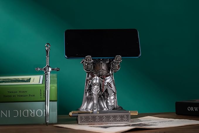 HDMbigmi King's Guard Leader Cloak Warrior Knight Pen Holder Mobile Phone Stand - Image 10
