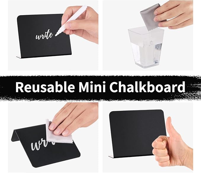 12 Pack Mini Chalkboard Signs - Image 3
