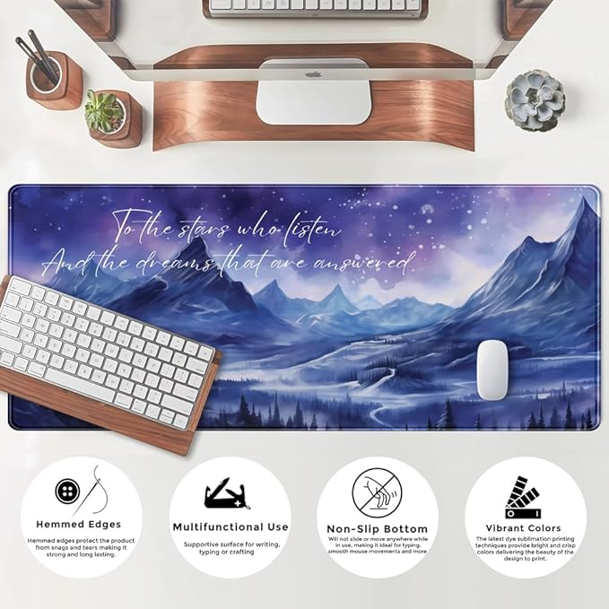 Acotar Desk Mat Sara J Maas Fantasy Mouse Pad Large - Image 5