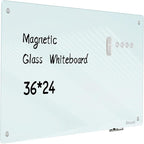 Magnetic Glass Whiteboard by Unknown