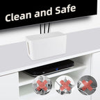 YaeCCC Cable Management Organizer Box Power Strips Hider Power Cords Hider - Image 7