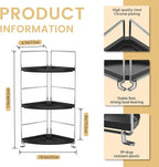 JANUS LiANG 3-Tier Corner Bathroom Organizer Countertop - Image 3