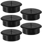 HYCC 5 Pack 2-3/8 Inch Flexible Desk Grommet, Organize Wires and Cables on by HYCC