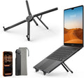 Lamicall Portable Laptop Stand for Desk & Travel 0.47in Ultra-Slim 10-15.6" | Foldable Aluminum Laptop Riser, Adjustable Computer Holder for Office Home College fit MacBook Neo Air HP Dell iPad Tablet
