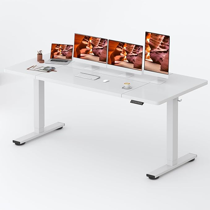FitStand Adjustable Standing Desk, Large 79x31 Inches Standing Desk by FitStand