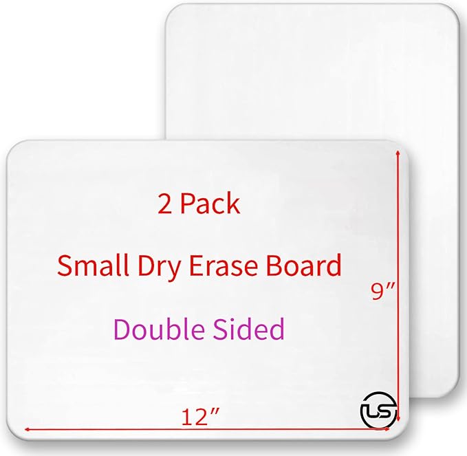 Small Dry Erase Board 9x12 – Mini White Board by UltimateStationery