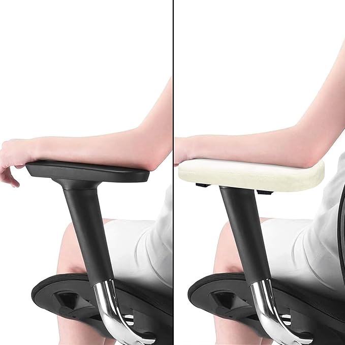 MOSISO Chair Armrest Pads, Memory Foam Home/Office Chair Arm Rest Covers Comfy - Image 4
