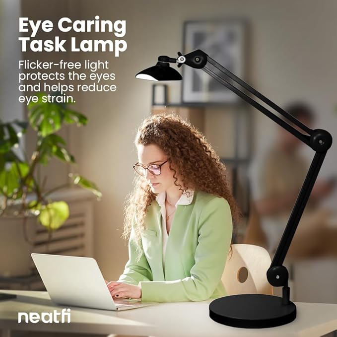Neatfi XL 2, 200 Lumens LED Task Lamp, 4 Level Brightness, Desk Light - Image 2