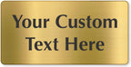 SmartSign Custom Brass Sign