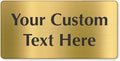 SmartSign Custom Brass Sign by SmartSign