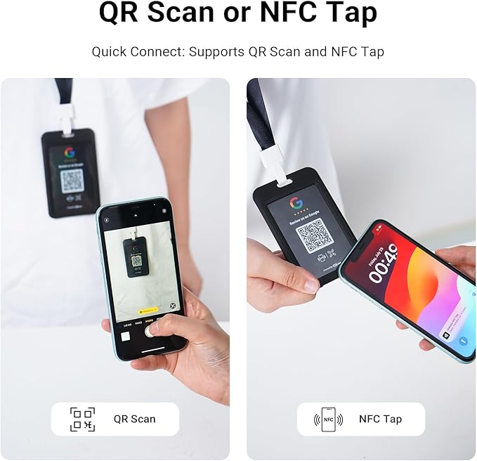 HotLabel Review Card 3-Pack + For Boosting Business Reviews + Black + NFC Tap & - Image 4