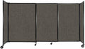 Versare Straightwall Sliding Portable Wall Partition | Freestanding Office by VERSARE