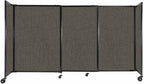 Versare Straightwall Sliding Portable Wall Partition | Freestanding Office by VERSARE