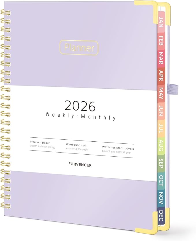 Forvencer 2026 Planner, Hardcover Calendar Planner Weekly and Monthly, Jan 2026 by Forvencer