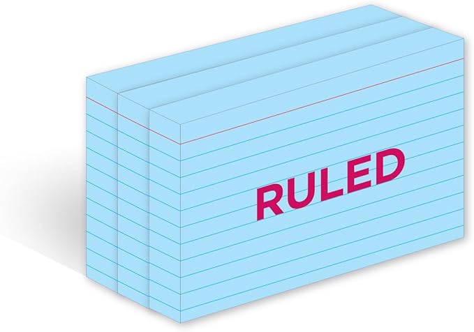 KAISA Colored Index Card Heavyweight Flashcards, Blank on Back Index Cards - Image 4