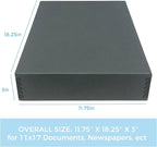 Lineco Museum Archival Storage Box, 11.75x18.25x3 in. Drop Front Design. - Image 2