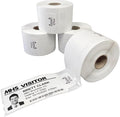 Threshold 4-Inch Tab Expiring Visitor Badges on a Roll | 4 Rolls Compatible by ThresholdVisitorManagement
