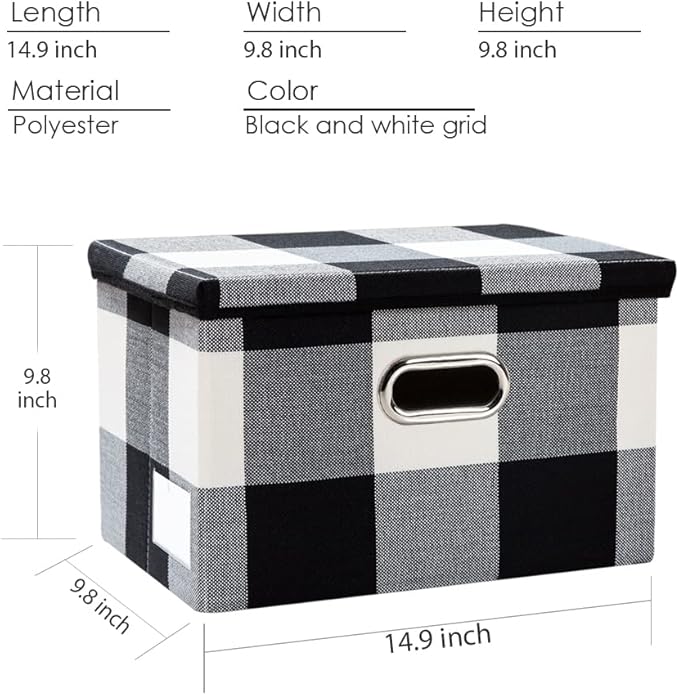 PRANDOM Collapsible Storage Bin - Image 3