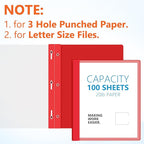 Feifeiya 36 Pack Plastic Report Covers - Image 3