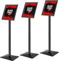 Golemas Sign Stand for Display, 11lbs Integrated Rod Heavy Duty Pedestal Floor by Golemas
