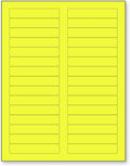 NextDayLabels 8-1/2 x 11 Neon Color High Light Fluorescent Labels by NextDayLabels