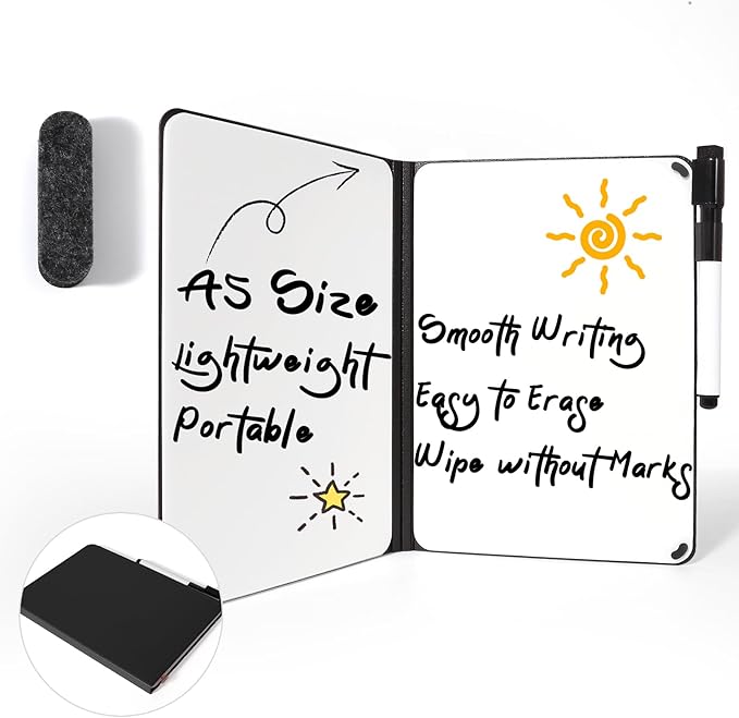 AGM Portable White Board Dry Erase, Double Sided Folding Whiteboards - Image 7