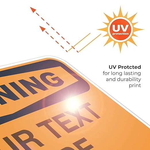 Custom Warning Sign, OSHA Sign, 12x18 Inches, Rust Free .063 Aluminum, Fade - Image 7