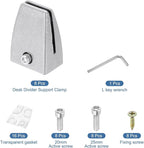PATIKIL 1.7x1.3x2.4" Desk Divider Support Clamp - Image 3