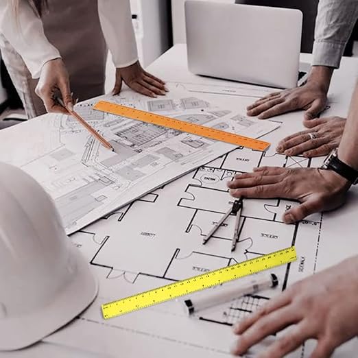 Color Transparent Ruler Plastic Rulers - Image 6